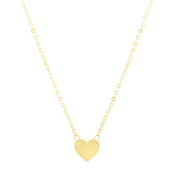 14K Yellow Mini Heart Pendant