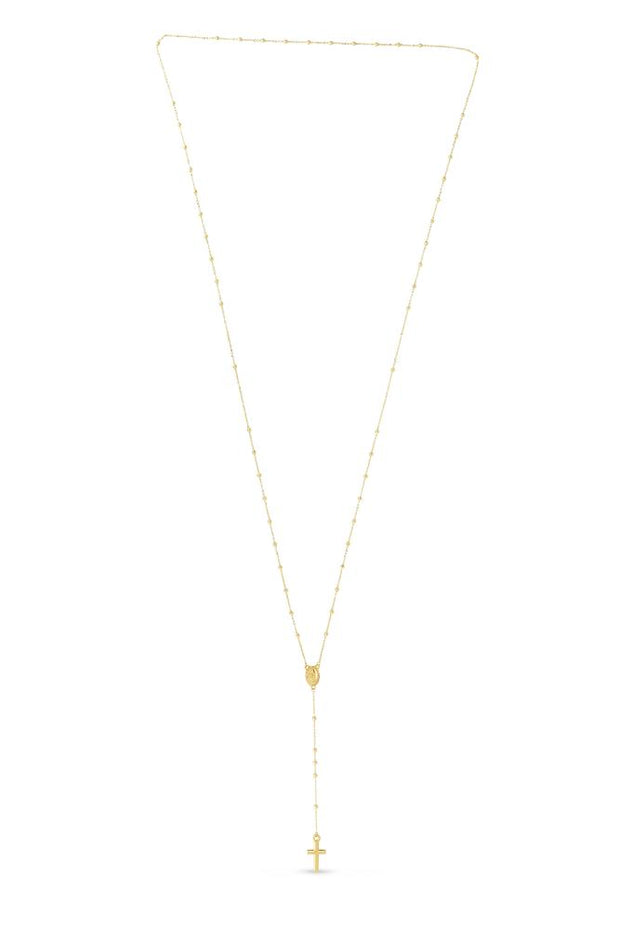 14K Rosary Necklace