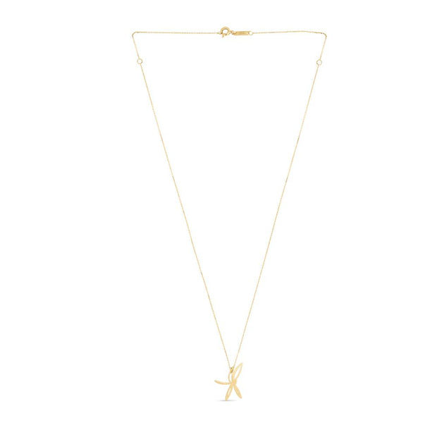 14K Dragonfly Necklace