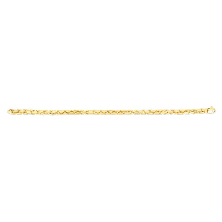 14K 5mm Mens Fancy Box Chain