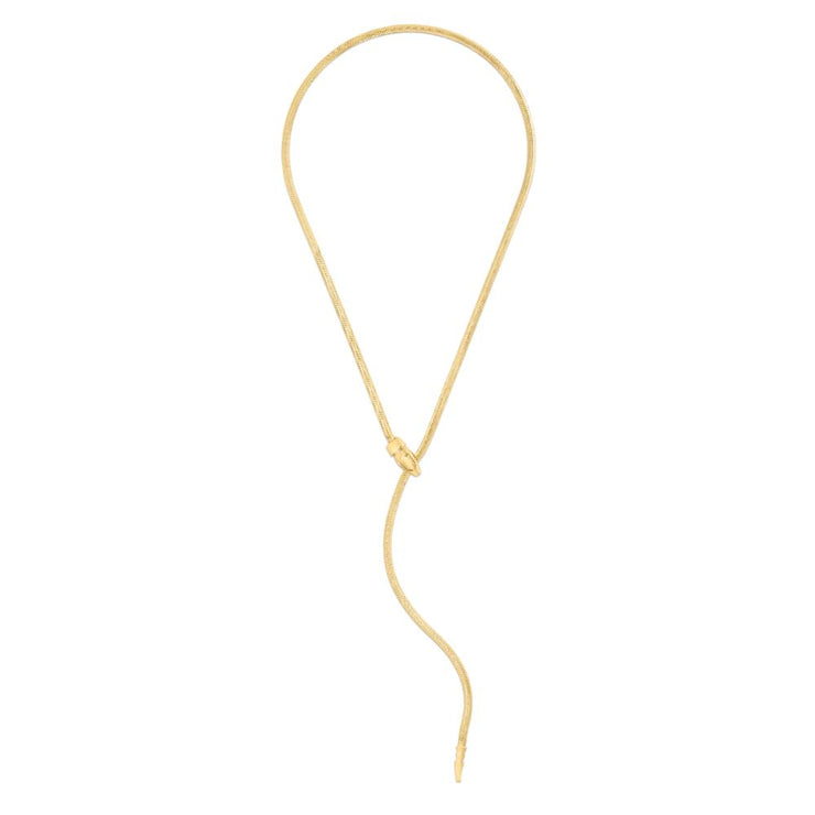 14K Serpent Necklace