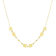 14K Gold Butterfly Necklace
