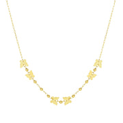 14K Gold Butterfly Necklace