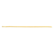 14K Gold 3.1mm Diamond Cut Round Franco Chain