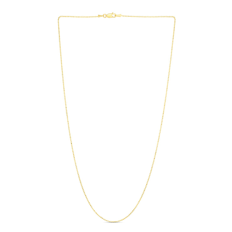 14K Gold 2.5mm Bead Chain