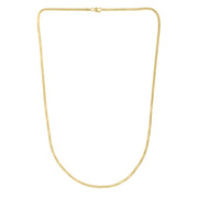 14K Gold 2.5mm Solid Round Box Chain