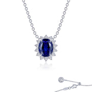 3.35 CTW Halo Necklace