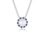 Cultured Freshwater Pearl Halo Necklace