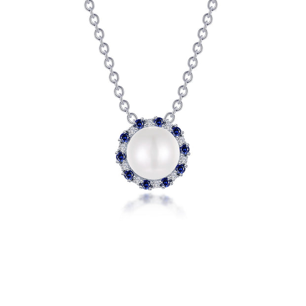 Cultured Freshwater Pearl Halo Necklace