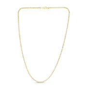 14K 2.7mm Fancy Ice Chain