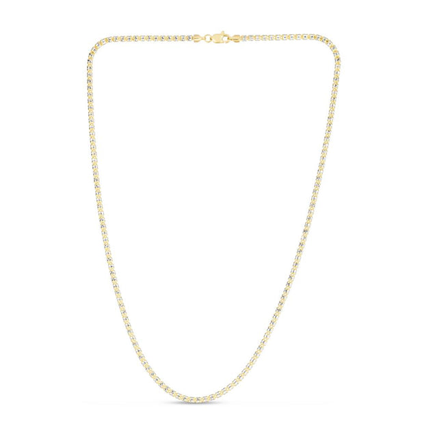14K 2.7mm Fancy Ice Chain