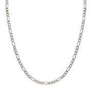 4.7mm Titanium Figaro Chain Necklace