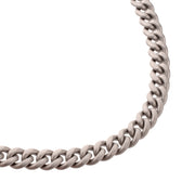 8mm Titanium Flat Clasp Miami Cuban Necklace