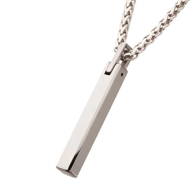 Tungsten Carbide Monolith Engravable Pendant