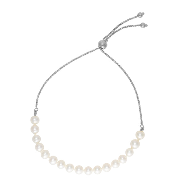 14K Pearl Strand Friendship Bracelet