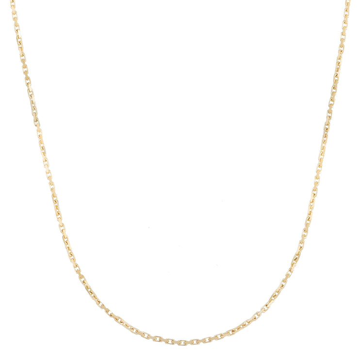 10K Gold 1.9mm French Cable Chain