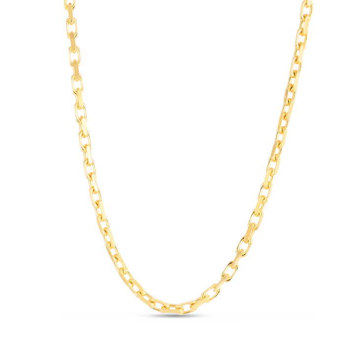 10K Gold 2.5mm French Cable Chain