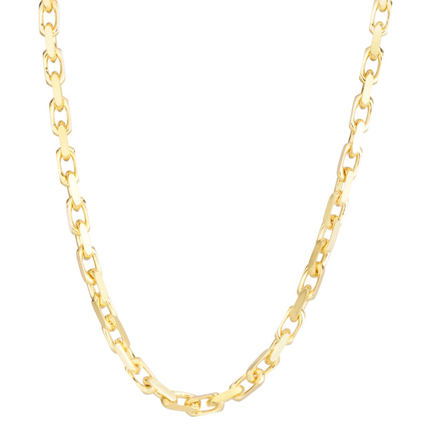 10K Gold 4.8mm French Cable Chain