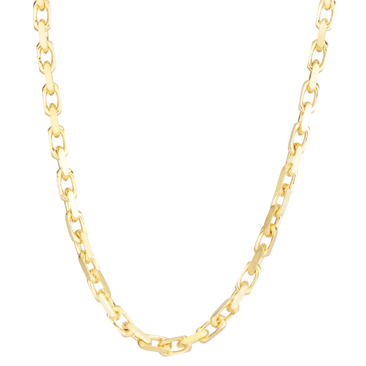 10K Gold 4.8mm French Cable Chain