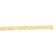 10K Gold 6.6mm Semi-Solid Classic Miami Cuban
