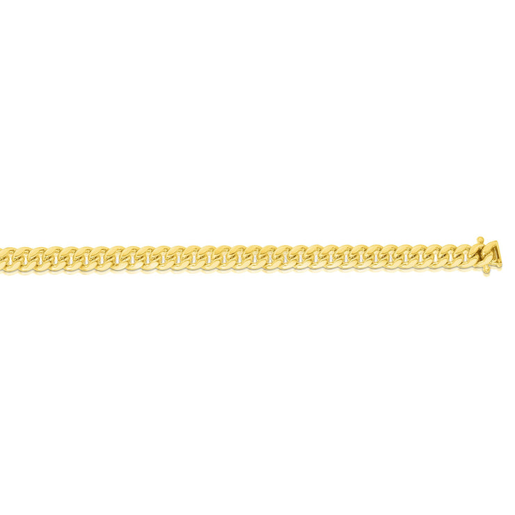 10K Gold 8.5"" 6.1mm Classic Miami Cuban