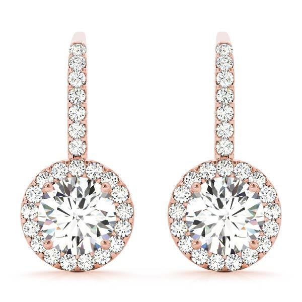 EARRINGS HALO Complete per 1/2 pair.