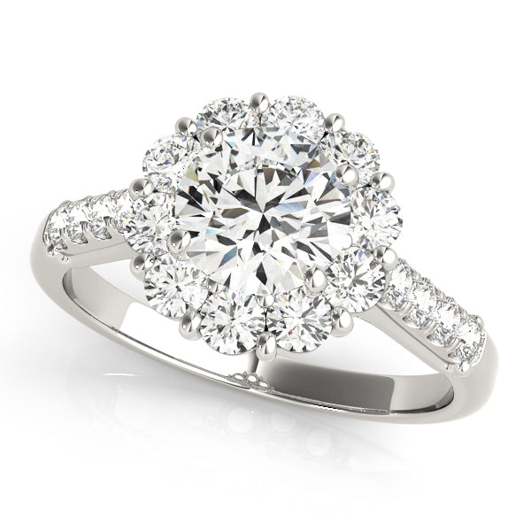 ENGAGEMENT RINGS HALO ROUND