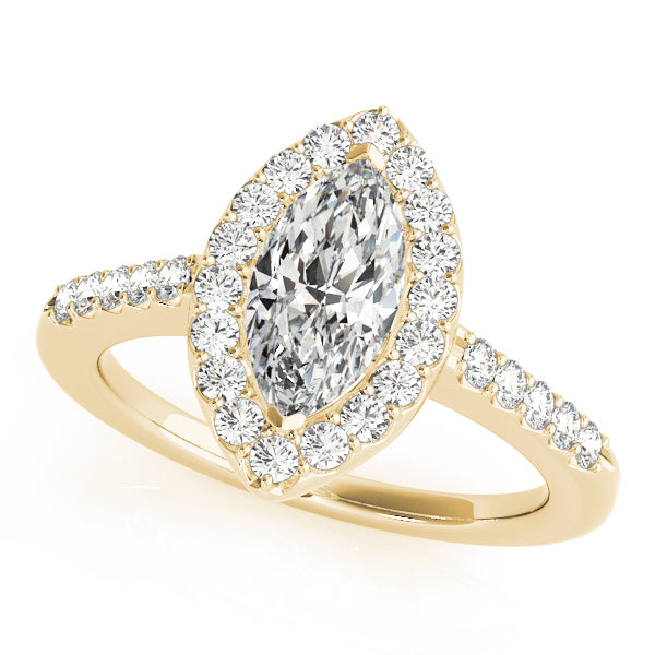 ENGAGEMENT RINGS HALO MARQUISE