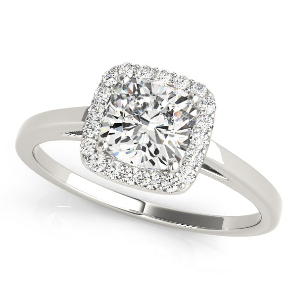 Thin band square engagement ring deals