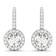 EARRINGS HALO Complete per 1/2 pair.