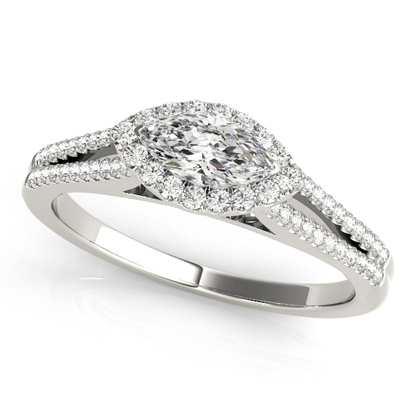 ENGAGEMENT RINGS HALO MARQUISE