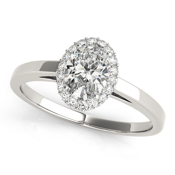 ENGAGEMENT RINGS HALO OVAL