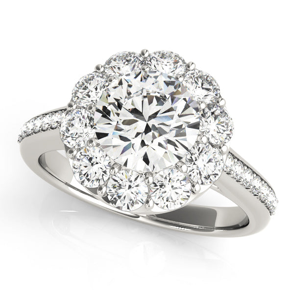 ENGAGEMENT RINGS HALO ROUND