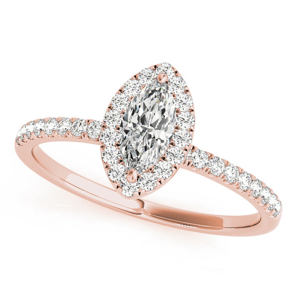 ENGAGEMENT RINGS HALO MARQUISE