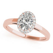 ENGAGEMENT RINGS HALO OVAL