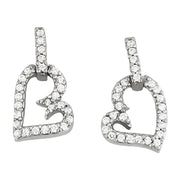 1/8  CTTW DIAMOND FASHION EARRINGS Complete per 1/2 pair.