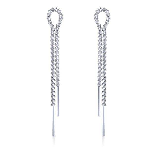 Long Linear Dangling Earrings