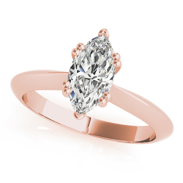 DOUBLE PRONG MARQUISE ENGAGEMENT RING