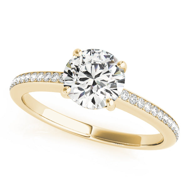 ENGAGEMENT RINGS SINGLE ROW PRONG SET