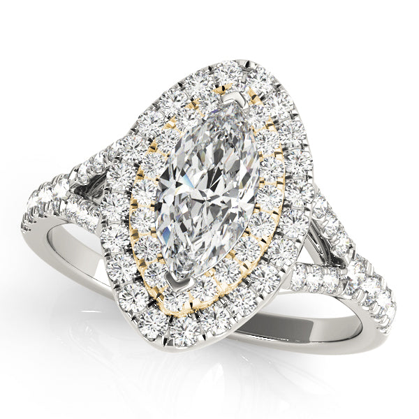 MARQUISE HALO ENGAGEMENT RING
