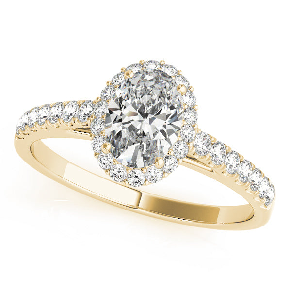 ENGAGEMENT RINGS HALO OVAL