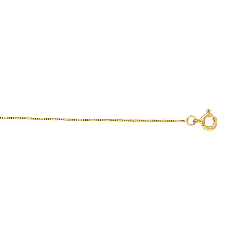 14K Gold .45mm Classic Box Chain