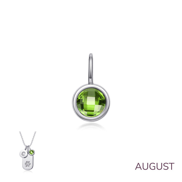 August Birthstone Love Pendant