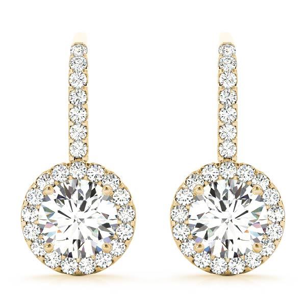 EARRINGS HALO Complete per 1/2 pair.