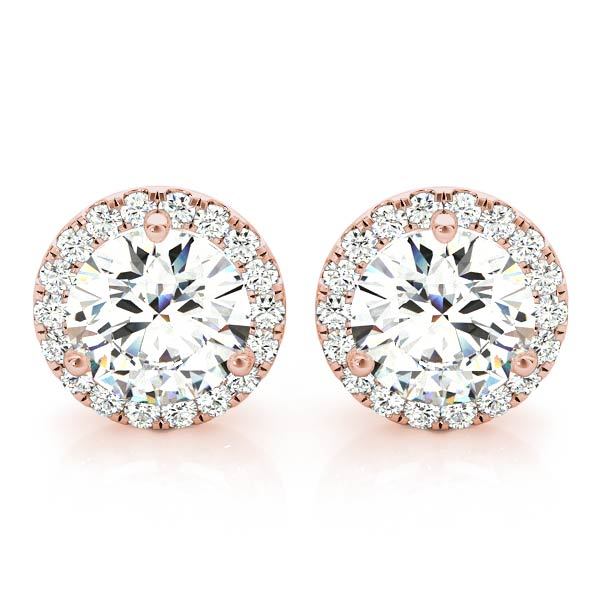 EARRINGS HALO Complete per 1/2 pair.