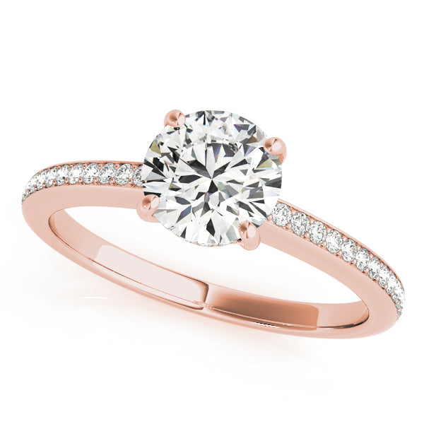 ENGAGEMENT RINGS SINGLE ROW PRONG SET