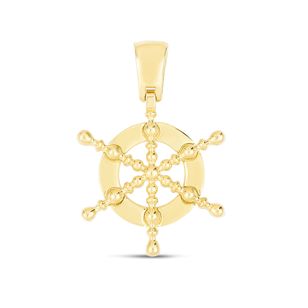 14K Mens Nautical Charm