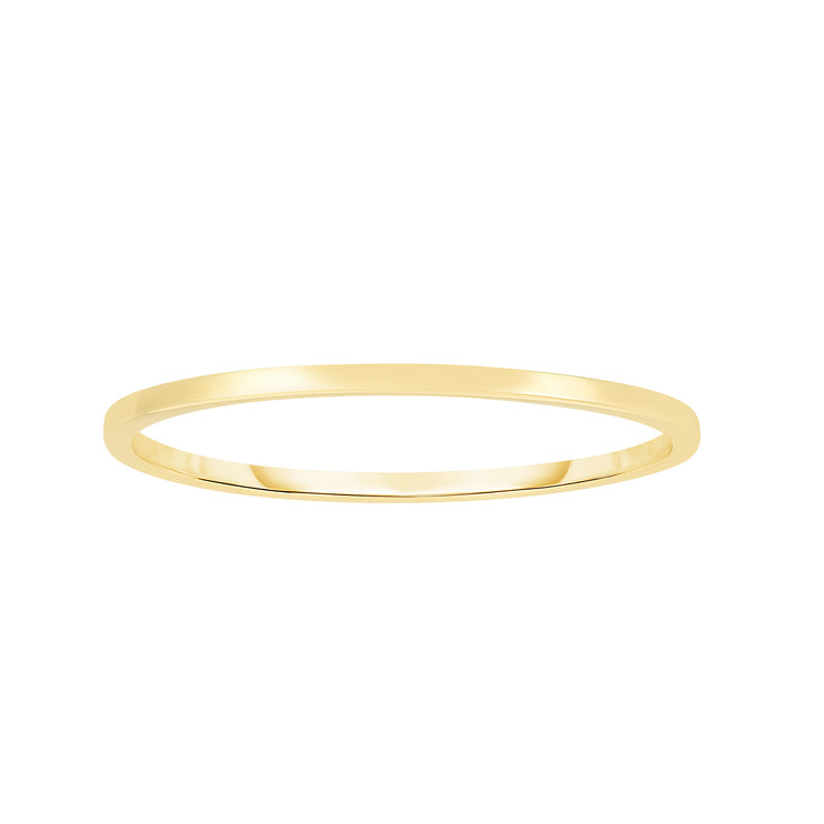 14K Gold Polished Band Ring